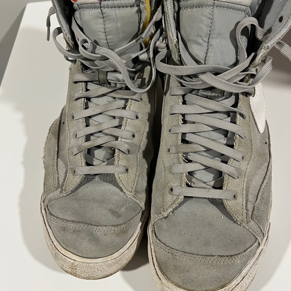 Nike Gray High-Top Sneakers